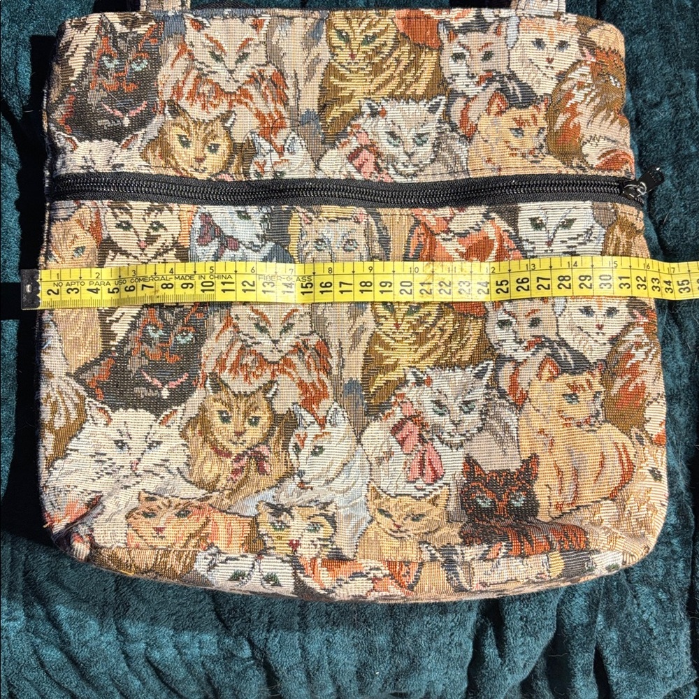 Vintage Wild West Cat tapestry tote bag - Picture 10 of 12